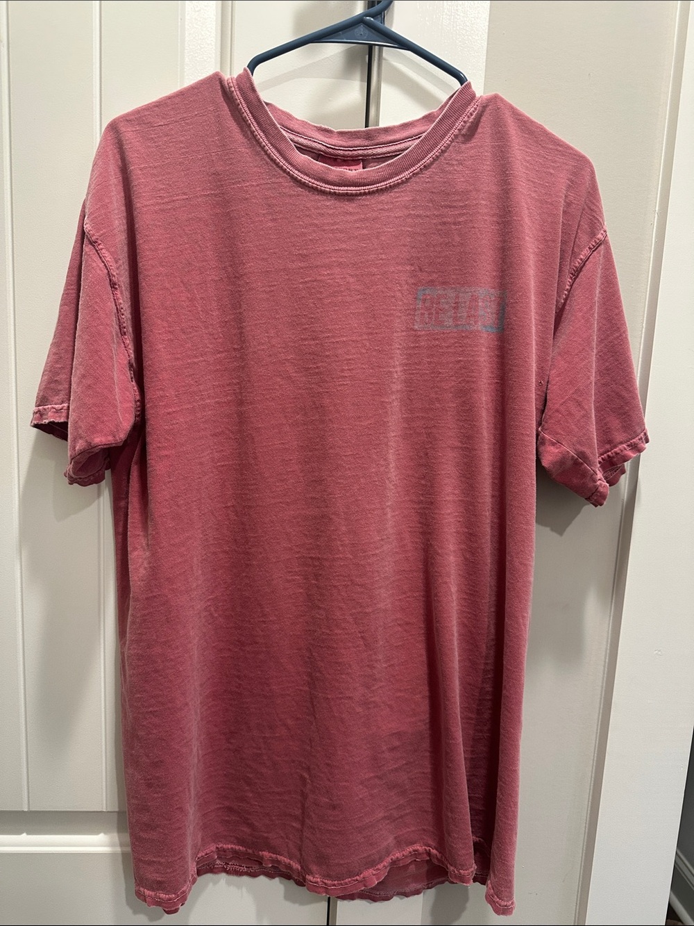 Comfort Colors Washed Rose Short Sleeve Crewneck T-Shirt